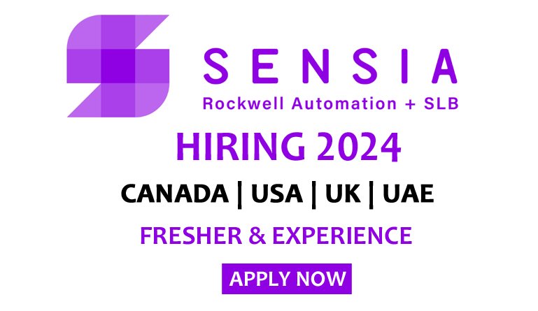 Sensia hiring 2024
