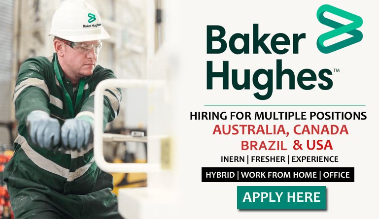 Baker Hughes 2024 Jobs