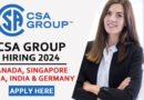 CSA Group Hiring 2024