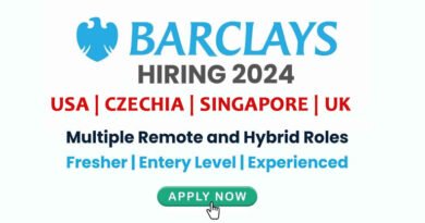 Barclays Jobs 2024