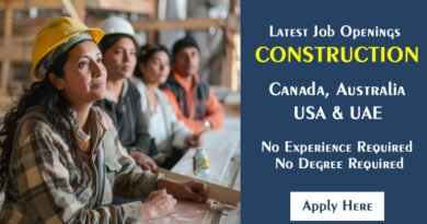 Job Openings in Construction