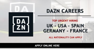 DAZN Jobs 2025: Jobs In UK, USA, Spain , Germany & France – Apply