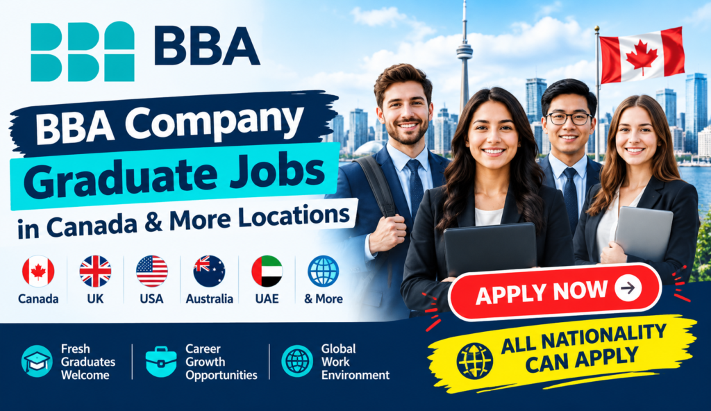 BBA Company Graduate Jobs 2026