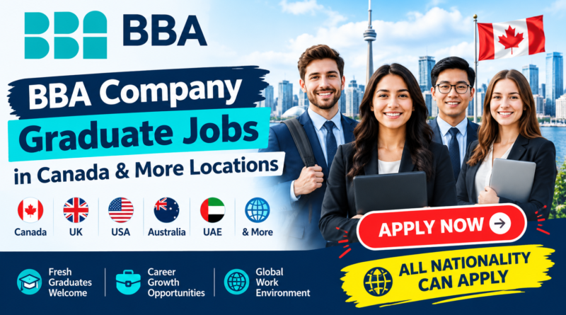 BBA Company Graduate Jobs 2026