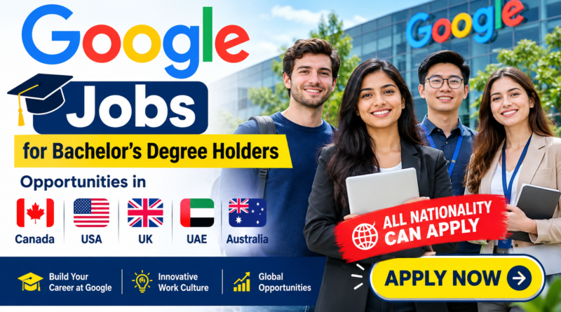 Google Jobs for Bachelor’s Degree