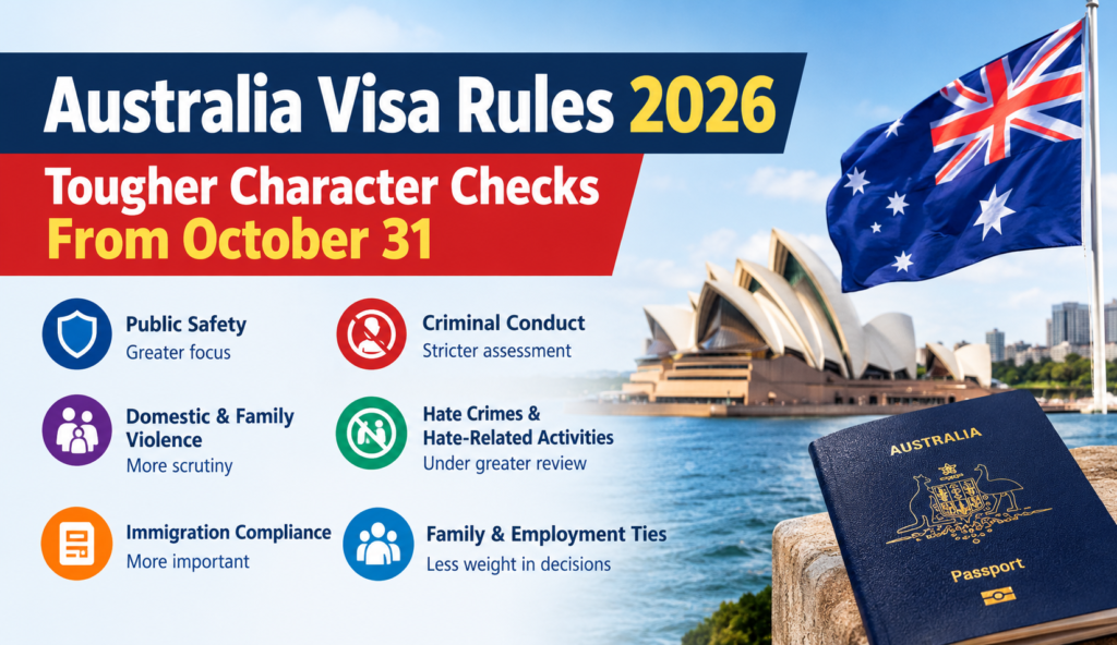 Australia visa rules 2026