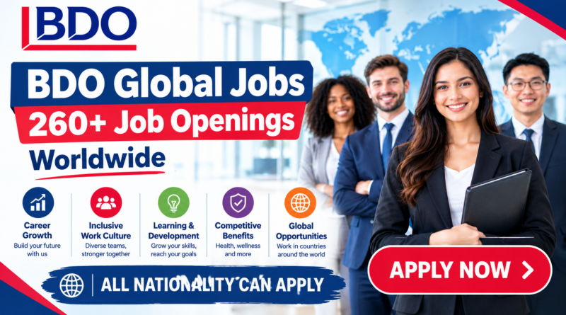 BDO Jobs 2026