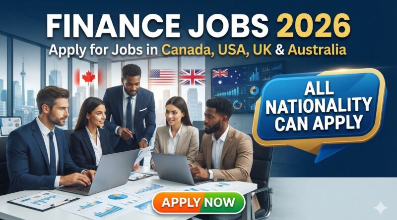 Finance Jobs 2026
